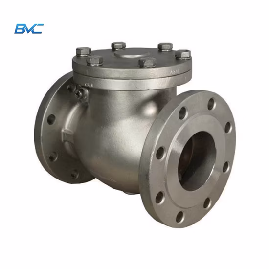 Válvula de retenção oscilante de flange classe 300